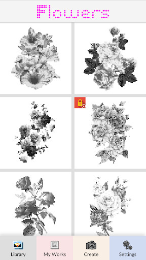 Run android online APK Flowers - Pixel Art from MyAndroid or emulate Flowers - Pixel Art using MyAndroid