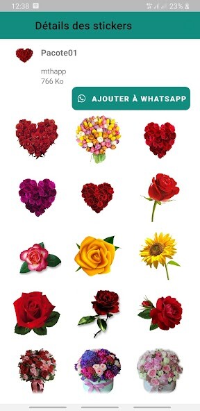 Run android online APK Flowers Stickers from MyAndroid or emulate Flowers Stickers using MyAndroid