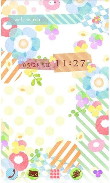 Run android online APK Flowers Theme-Baby blue-eyes- from MyAndroid or emulate Flowers Theme-Baby blue-eyes- using MyAndroid