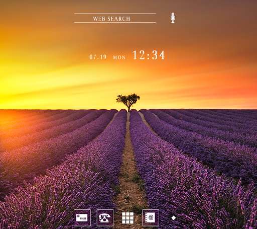 Run android online APK Flower Wallpaper Lavender Field in Provence Theme from MyAndroid or emulate Flower Wallpaper Lavender Field in Provence Theme using MyAndroid