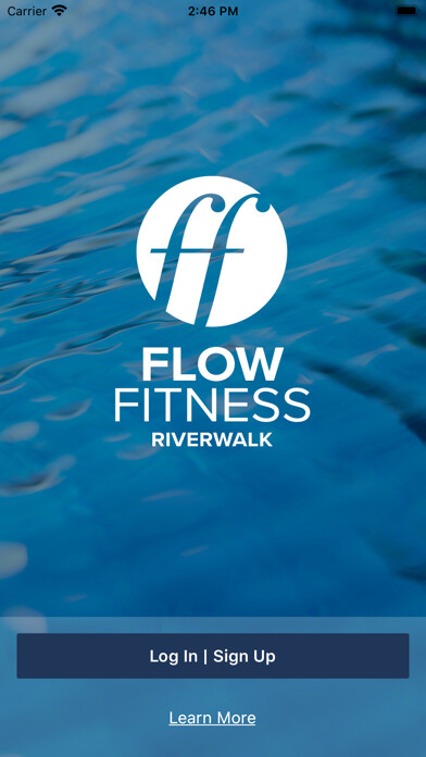 Emulate iPhone app Flow Fitness at Riverwalk using MyAndroid