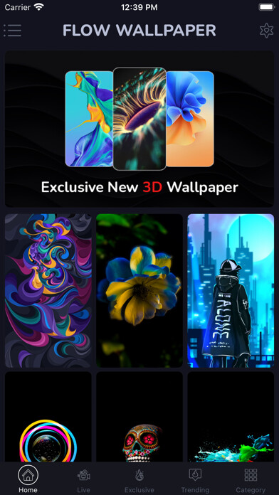 Emulate iPhone app Flow HD Wallpapers for iPhone using MyAndroid Emulate iPhone app Flow HD Wallpapers for iPhone using MyAndroid