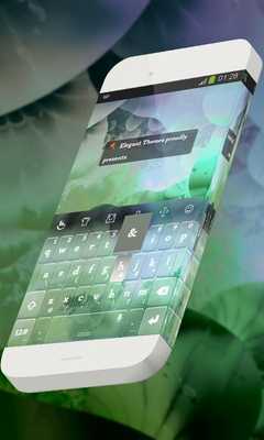 Emulate Android APK Flowing umbrellas Keypad Theme