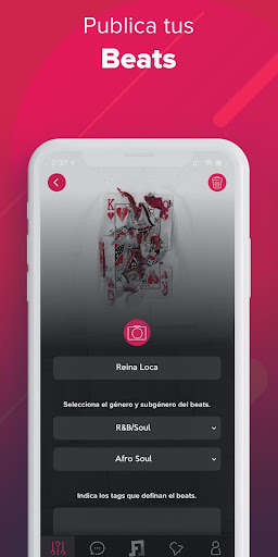 Emulate iPhone app Flow para Productores - Beats using MyAndroid