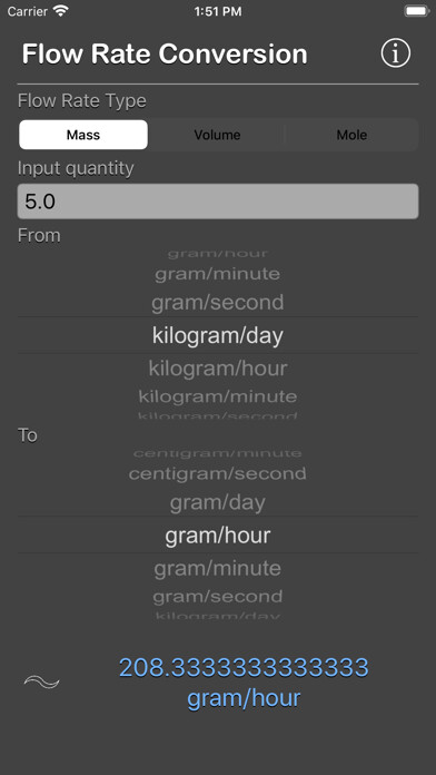 Emulate iPhone app Flow Rate Conversion using MyAndroid Emulate iPhone app Flow Rate Conversion using MyAndroid