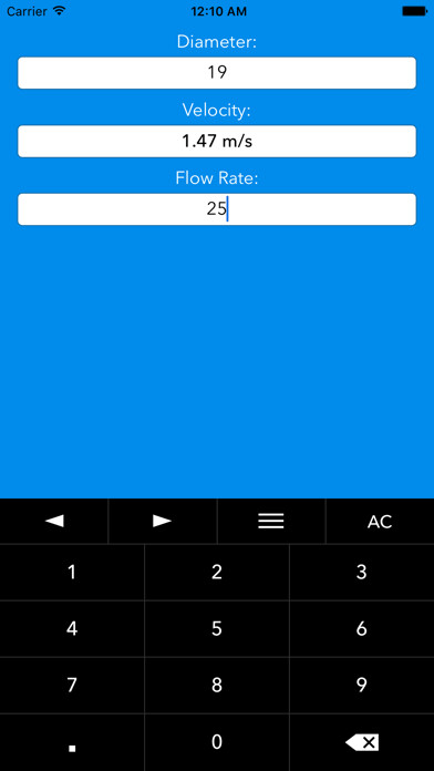 Emulate iPhone app Flow Rate Help using MyAndroid