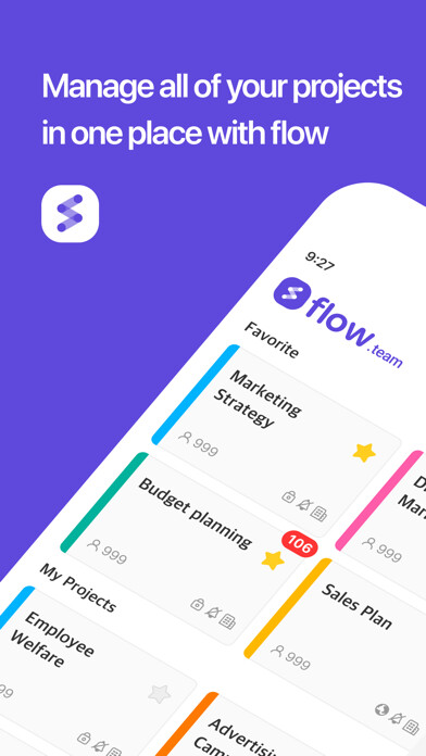 Emulate iPhone app flow.team - Collaboration tool using MyAndroid