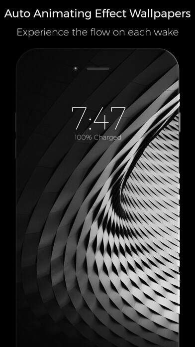 Emulate iPhone app Flow Wallpapers using MyAndroid