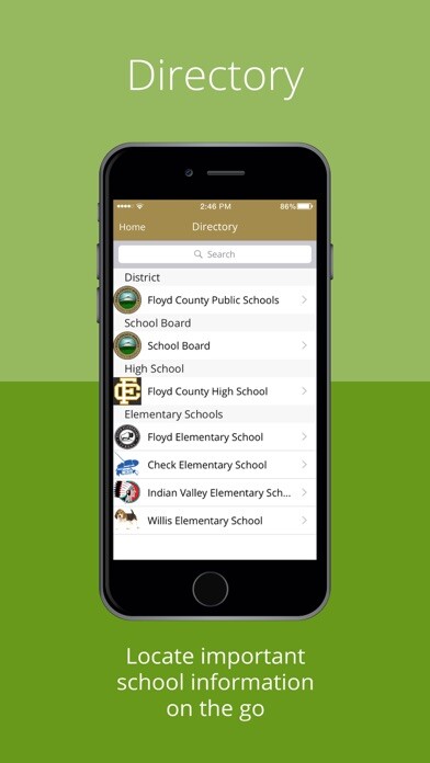 Emulate iPhone app Floyd County Public Schools using MyAndroid Emulate iPhone app Floyd County Public Schools using MyAndroid