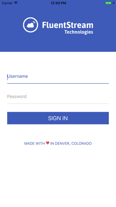 Emulate iPhone app FluentCloud Mobile using MyAndroid