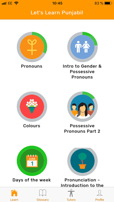Emulate iPhone app Fluently - Learn Punjabi using MyAndroid Emulate iPhone app Fluently - Learn Punjabi using MyAndroid