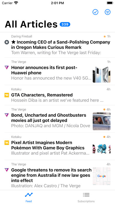 Emulate iPhone app Fluent Reader Lite using MyAndroid Emulate iPhone app Fluent Reader Lite using MyAndroid
