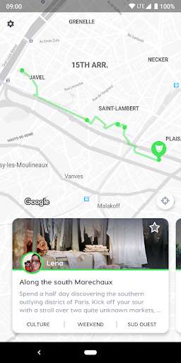 Run android online APK Fluffy Paris - Walks to discover and explore from MyAndroid or emulate Fluffy Paris - Walks to discover and explore using MyAndroid