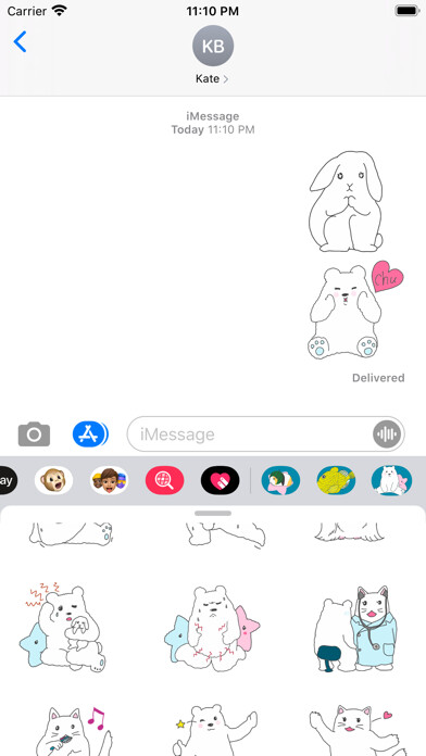 Emulate iPhone app fluffy-white-friends using MyAndroid