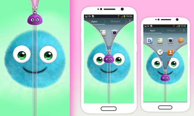 Emulate Android APK Fluffy Zipper Lock