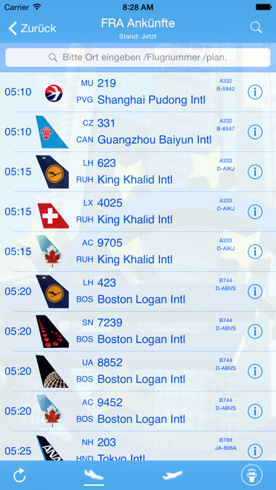 Emulate iPhone app Flughafen Frankfurt Airport iPlane Fluginformationen using MyAndroid Emulate iPhone app Flughafen Frankfurt Airport iPlane Fluginformationen using MyAndroid