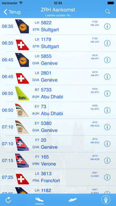 Emulate iPhone app Flughafen Zürich - iPlane Fluginformationen using MyAndroid Emulate iPhone app Flughafen Zürich - iPlane Fluginformationen using MyAndroid