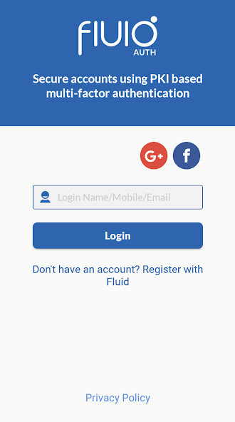 Run android online APK Fluid Auth from MyAndroid or emulate Fluid Auth using MyAndroid
