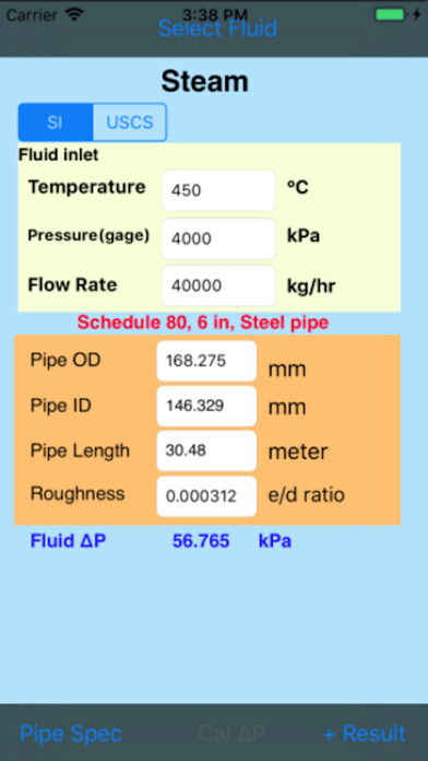 Emulate iPhone app Fluid Pressure Drop using MyAndroid Emulate iPhone app Fluid Pressure Drop using MyAndroid