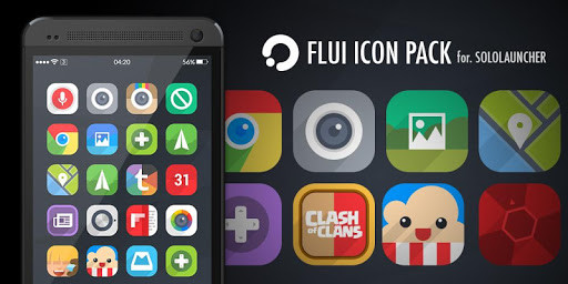 Emulate Android APK FLUI Free Icon Pack