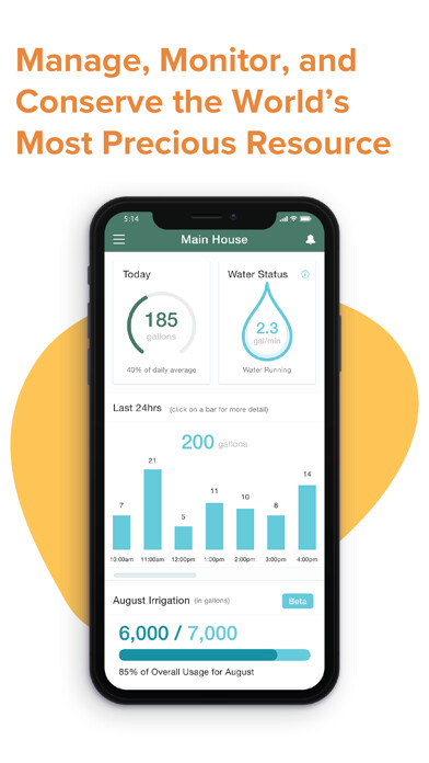 Emulate iPhone app Flume Water using MyAndroid