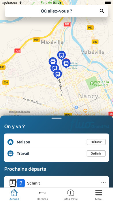 Emulate iPhone app Fluo Grand Est using MyAndroid Emulate iPhone app Fluo Grand Est using MyAndroid