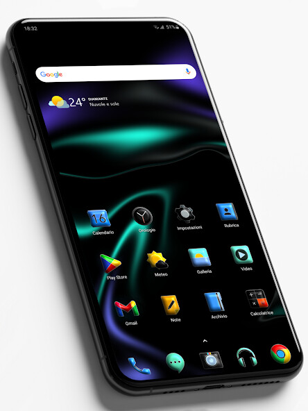 Run android online APK FluOxigen 3D - Icon Pack from MyAndroid or emulate FluOxigen 3D - Icon Pack using MyAndroid