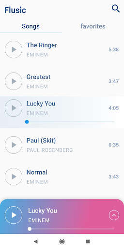 Run android online APK Flusic from MyAndroid or emulate Flusic using MyAndroid