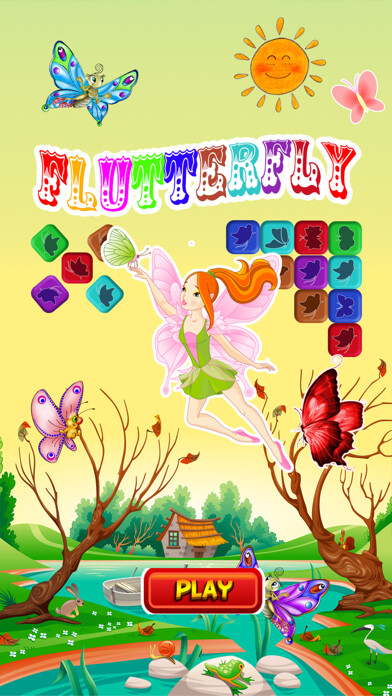 Emulate iPhone app Flutterfly - Butterfly using MyAndroid