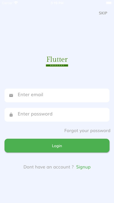 Emulate iPhone app Flutter Grocery System using MyAndroid Emulate iPhone app Flutter Grocery System using MyAndroid