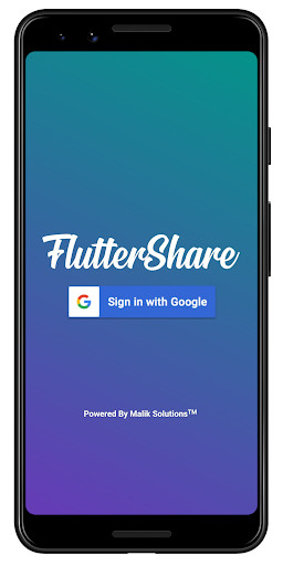 Run android online APK FlutterShare from MyAndroid or emulate FlutterShare using MyAndroid