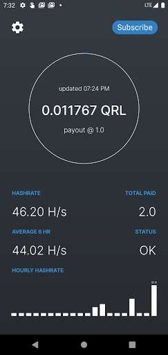 Run android online APK Flux QRL Cloud Miner from MyAndroid or emulate Flux QRL Cloud Miner using MyAndroid