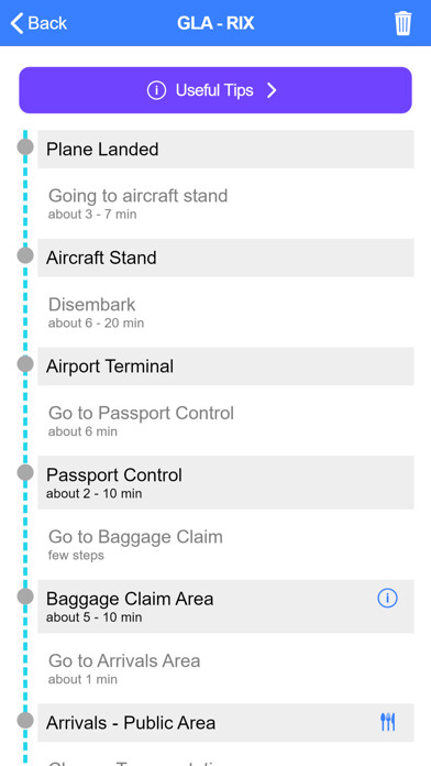 Emulate iPhone app Flybuz - Airports in your hand using MyAndroid