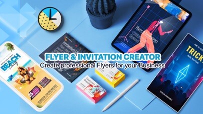 Emulate iPhone app Flyer & Invitation Creator using MyAndroid