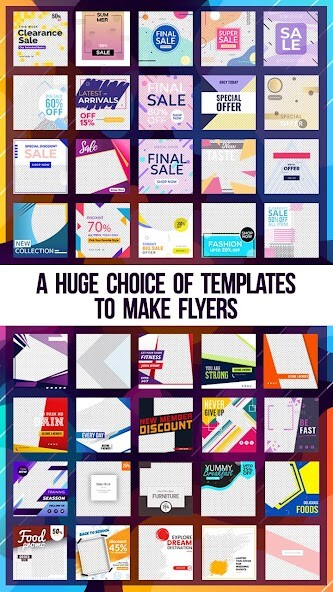 Run android online APK Flyer Maker Design App from MyAndroid or emulate Flyer Maker Design App using MyAndroid