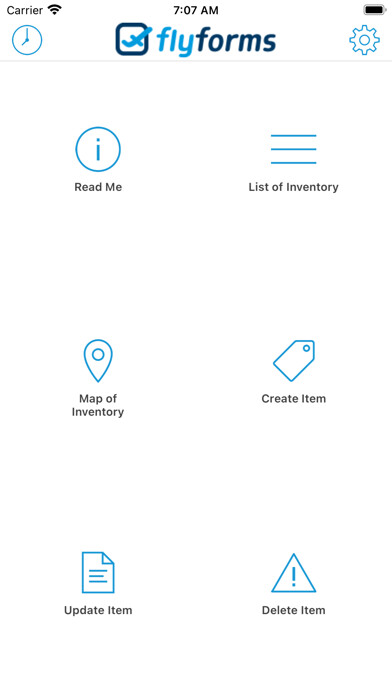 Emulate iPhone app FlyForms － Mobile App using MyAndroid