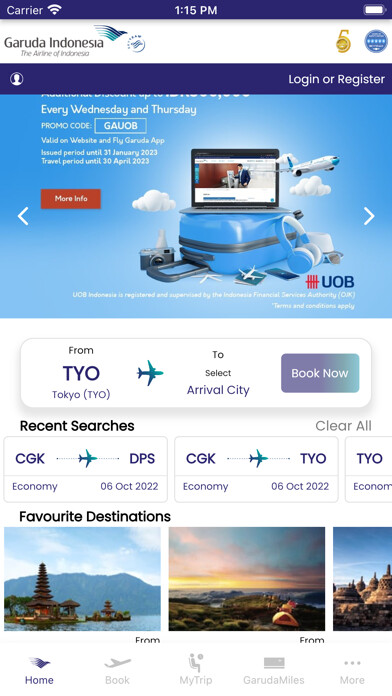 Emulate iPhone app FlyGaruda using MyAndroid