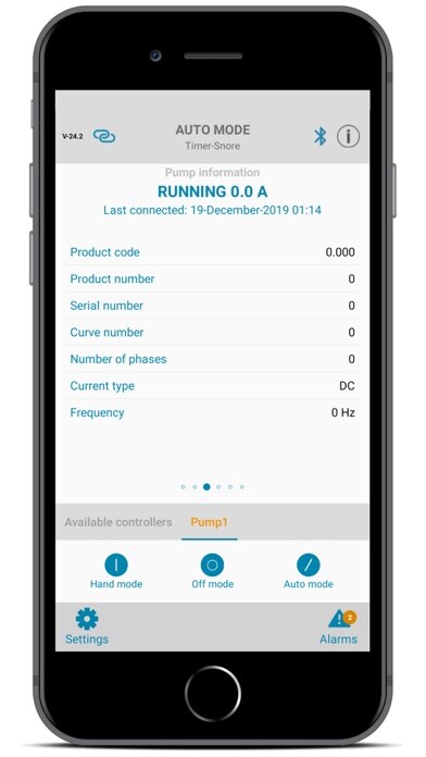 Emulate iPhone app Flygt Dewatering using MyAndroid