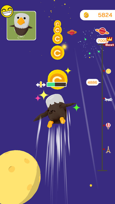 Emulate iPhone app Flying Animal using MyAndroid