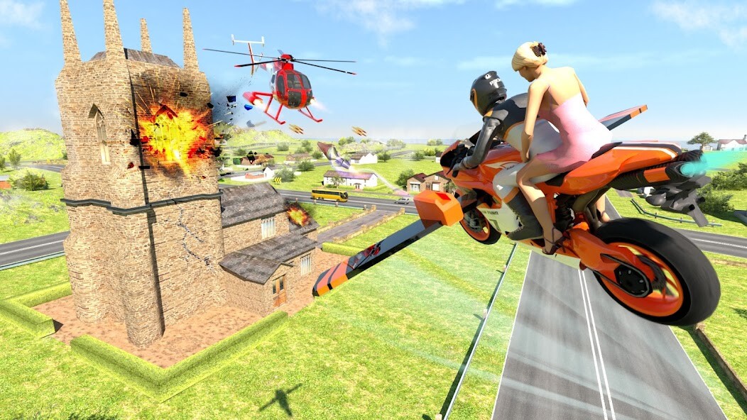Run android online APK Flying Bike Driving Simulator from MyAndroid or emulate Flying Bike Driving Simulator using MyAndroid
