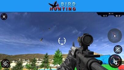 Emulate iPhone app Flying Birds Hunting Game 3D using MyAndroid