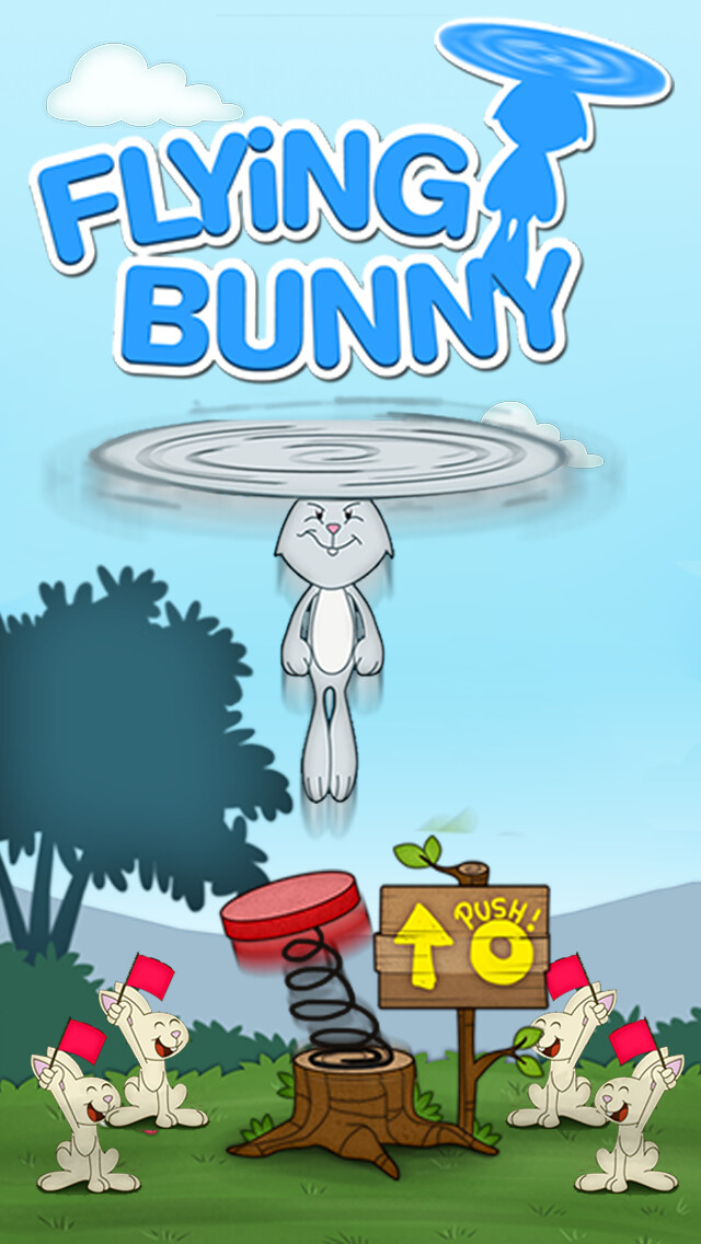Emulate iPhone app Flying Bunny Top - by Emulate iPhone app Flying Bunny Top - by