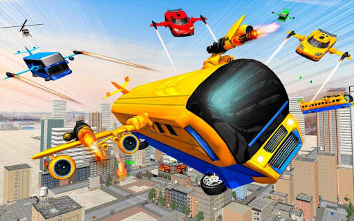 Run android online APK Flying Bus Robot Transform War from MyAndroid or emulate Flying Bus Robot Transform War using MyAndroid