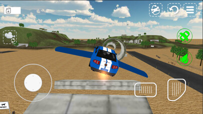 Emulate iPhone app Flying Car Driving Simulator 3D using MyAndroid