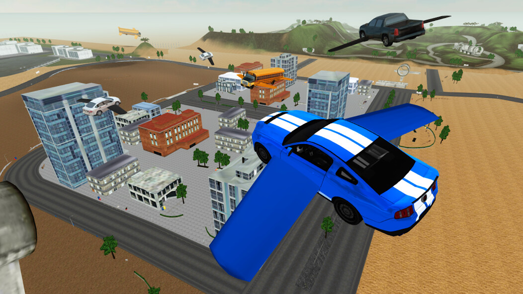 Emulate iPhone app Flying Car Driving Simulator using MyAndroid Emulate iPhone app Flying Car Driving Simulator using MyAndroid