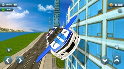 Emulate iPhone app Flying Car: Police Car Games using MyAndroid
