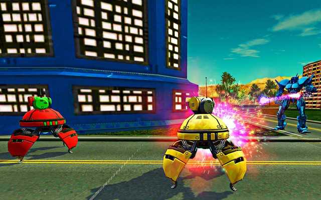 Emulate Android APK Flying Car Robot Transform Future War