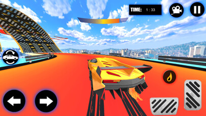Emulate iPhone app Flying Car Stunts - Car Games using MyAndroid Emulate iPhone app Flying Car Stunts - Car Games using MyAndroid
