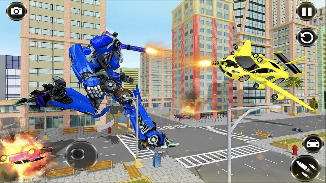 Run android online APK Flying Car Transformer Games from MyAndroid or emulate Flying Car Transformer Games using MyAndroid
