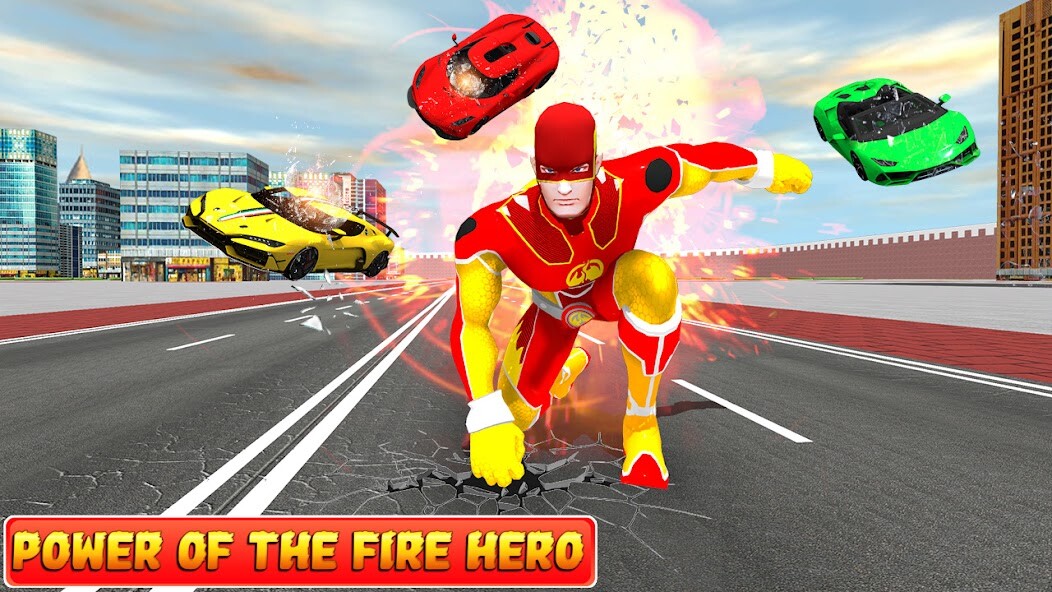 Run android online APK Flying Fire Hero Robot Rescue from MyAndroid or emulate Flying Fire Hero Robot Rescue using MyAndroid